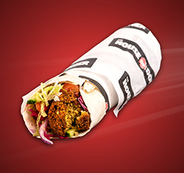 House Of Doner falafel Wrap